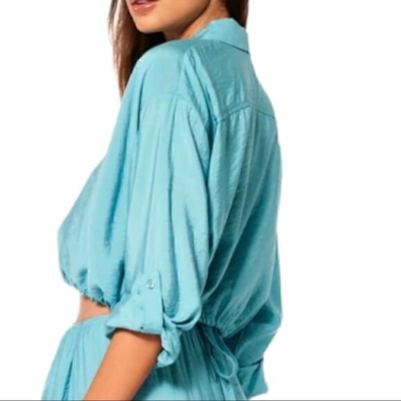 Young Fabulous & Broke Julep Turquoise Crop Top - Picture 5 of 7